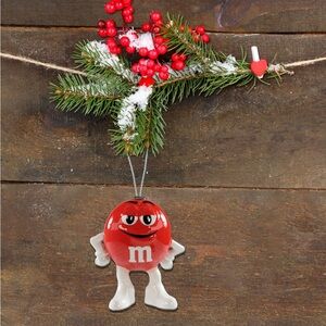 M&M's Red Ruz Holiday Ornament NWT